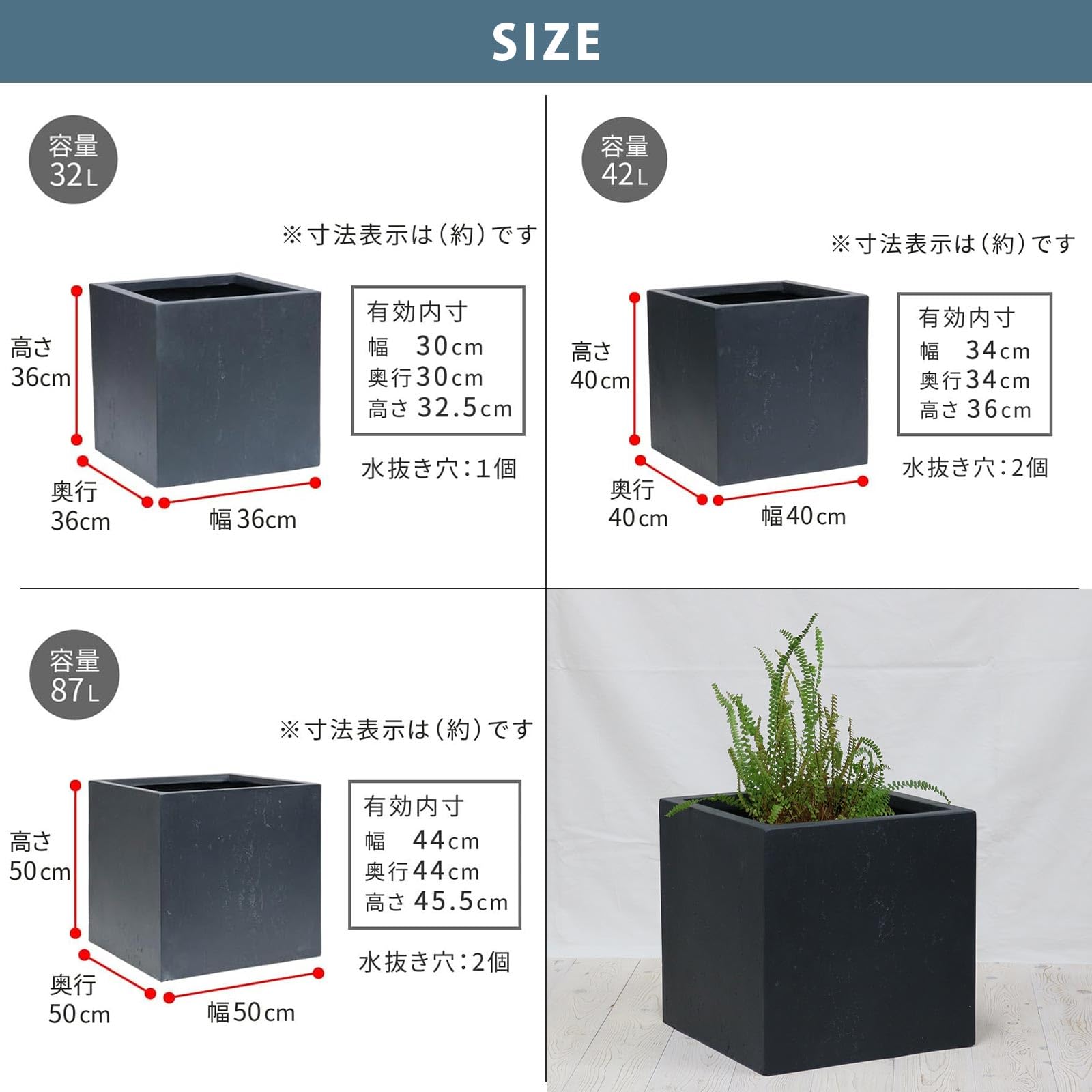 Amazon.co.jp: ガーデンガーデン ファイバークレイプランター クレイ